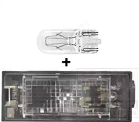 Фонарь подсветки номерного знака Van Wezel 4387920