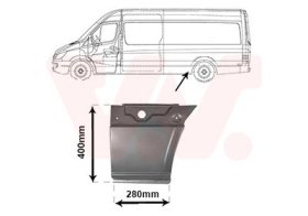 Крило заднє Van Wezel 3077141