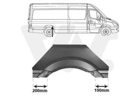 Крило заднє Van Wezel 3077146