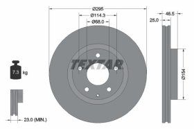 Гальмівний диск Textar 92326203