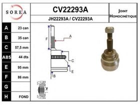 ШРУС EAI CV22293AK