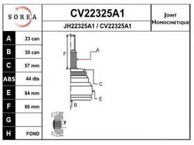 ШРУС EAI CV22325A1K