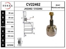 ШРУС EAI CV22462K