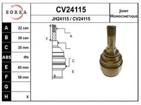 ШРУС EAI CV24115K