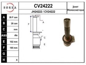 ШРУС EAI CV24222K
