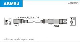 Комплект проводов зажигания Janmor ABM54