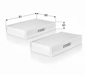 Фильтр салона Tecneco ck105362