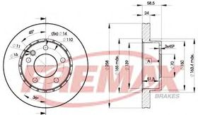 Гальмівний диск Fremax BD-9039