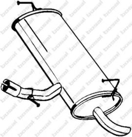Глушник вихлопних газів кінцевий Bosal 145-261