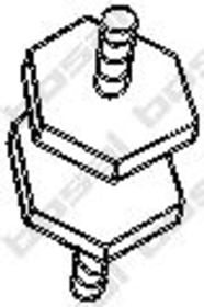 Подвес выхлопной системы Bosal 255-333