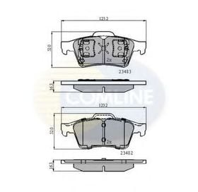 Тормозные колодки Comline CBP0946