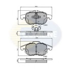 Тормозные колодки Comline CBP01137
