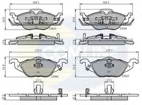 Тормозные колодки Comline CBP3584
