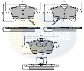 Тормозные колодки Comline CBP31307