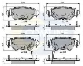 Тормозные колодки Comline CBP31504