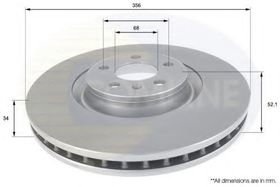 Тормозной диск Comline ADC2603V