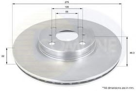 Тормозной диск Comline ADC01142V
