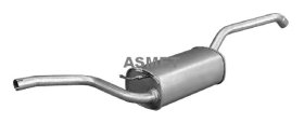 Глушитель выхлопных газов конечный Asmet 07268