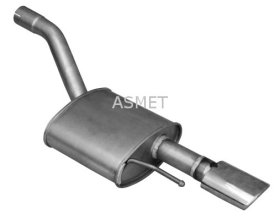 Глушитель выхлопных газов конечный Asmet 05254