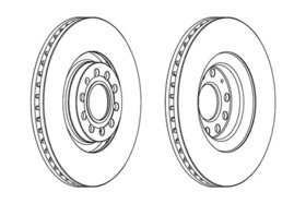 Тормозной диск Champion 562978CH1