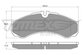 Гальмівні колодки Tomex tx1111