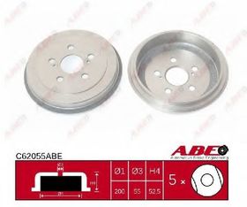 Тормозной барабан ABE C62055ABE