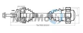 Полуось TrakMotive 300057