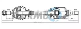 Полуось TrakMotive 300264