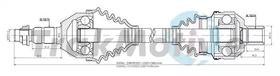 Полуось TrakMotive 300489