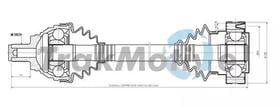 Полуось TrakMotive 300993