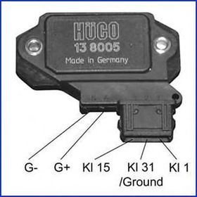 Коммутатор зажигания Hüco 138005