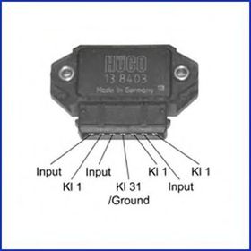 Коммутатор зажигания Hüco 138403