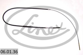 Трос ручного тормоза Linex 060136