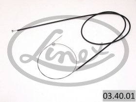Тросик замка капота Linex 034001