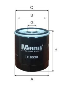 Масляный фильтр MFilter tf6538
