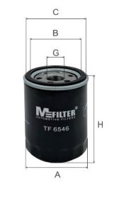 Масляный фильтр MFilter tf6546
