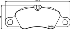 Тормозные колодки Hella Pagid 8DB 355 013-801