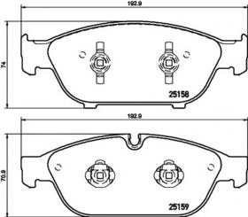 Гальмівні колодки Hella Pagid 8DB 355 016-031