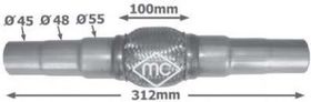 Гофра випускної системи Metalcaucho 02045