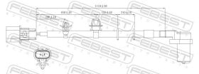 Датчик ABS Febest 04606002