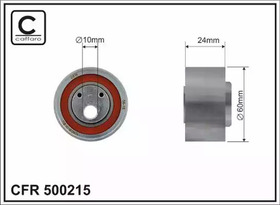 Натяжной ролик ремня ГРМ Caffaro 500215