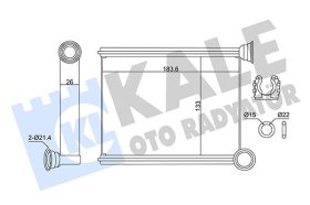 Радіатор пічки Kale Oto Radyatör 346420