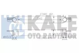Интеркулер Kale Oto Radyatör 344300