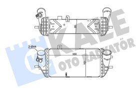 Интеркулер Kale Oto Radyatör 350785