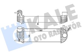 Интеркулер Kale Oto Radyatör 344980