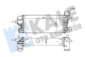 Интеркулер Kale Oto Radyatör 375615