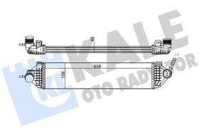 Интеркулер Kale Oto Radyatör 344915