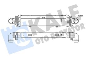 Интеркулер Kale Oto Radyatör 345015