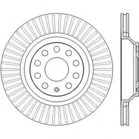 Гальмівний диск Jurid 562432JC