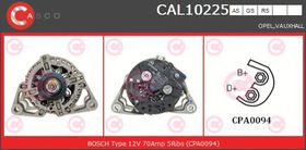 Генератор Casco CAL10225AS